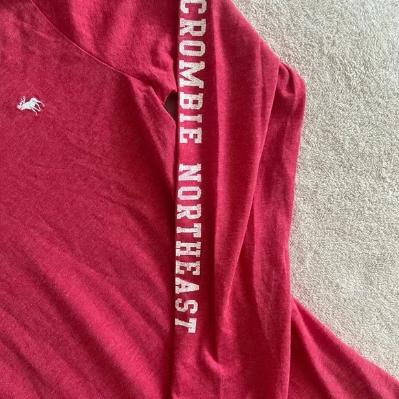 Vintage Abercrombie & Fitch Pink Crew Neck Tee - Picture 4 of 8